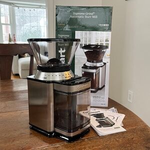 Cuisinart Burr Mill Coffee Grinder - Silver and Black